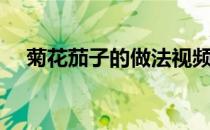 菊花茄子的做法视频（菊花茄子的做法）