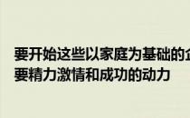 要开始这些以家庭为基础的企业之一您不需要大量资金只需要精力激情和成功的动力