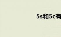 5s和5c有什么区别