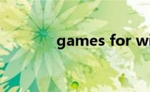 games for windows - live