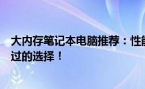 大内存笔记本电脑推荐：性能与存储的双重保障，你不可错过的选择！