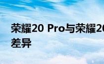 荣耀20 Pro与荣耀20：全面解析两款手机的差异